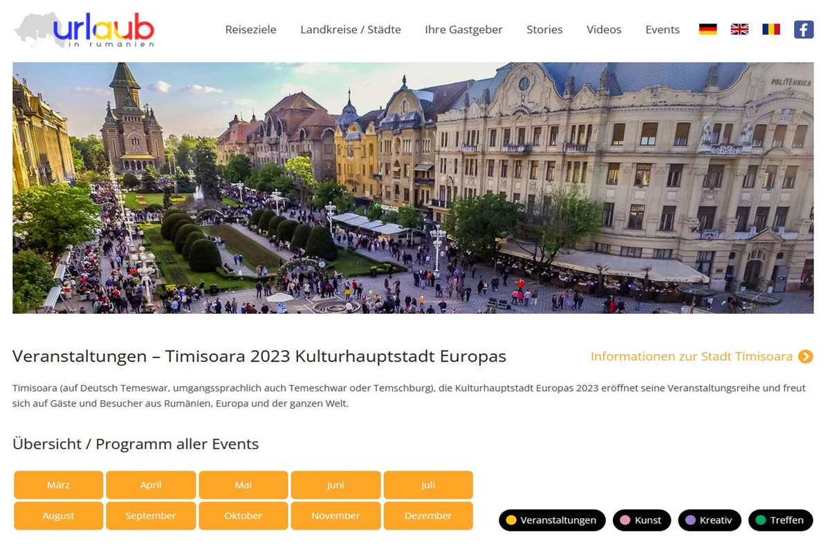 Programul capitala Europeană a Culturii 2023 | Timisoara